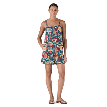 Overal Patagonia Tidal Threads Romper Women Wrasse: Wetland Blue