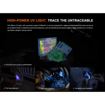 Svietidlo Fenix Rechargeable Flashlight E06R Turquoise