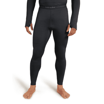 Legíny Icebreaker 200 ZoneKnit Leggings Men BLACK