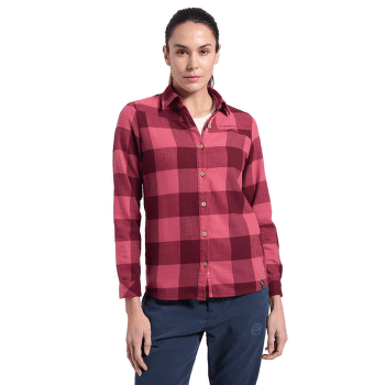 Košeľa dlhý rukáv La Sportiva RAMBLER FLANNEL SHIRT WOMEN Redwood_R25R25