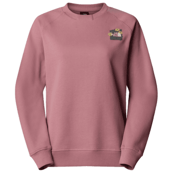 Mikina The North Face CONNECT RELAXED CREW SWEATSHIRT-GRAPHI Women NOSTALGIA ROSE