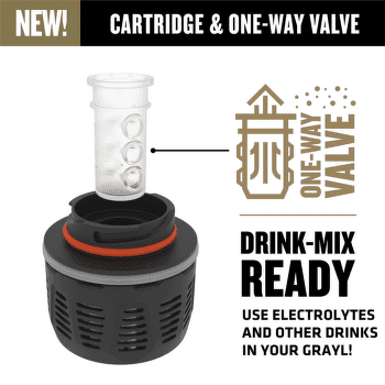 Filter Grayl GeoPress Purifier Titanium Bottle Covert Black