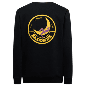 Mikina La Sportiva CLIMBING ON THE MOON Sweatshirt Men Nero/Giallo