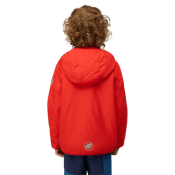 Bunda Mammut RIME IN HOODED JACKET KIDS 3778 mammut red