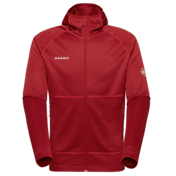 Mikina Mammut CRAG ML HOODED JACKET MEN 3818 dark mammut red