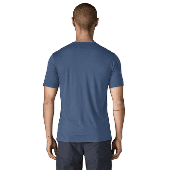 Tričko krátky rukáv Patagonia Cap Cool Merino Blend Shirt Men Black