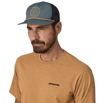 Šiltovka Patagonia Airfarer Cap Strataspire Stripe: Blue Sage