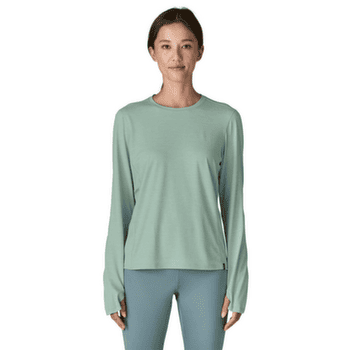 Tričko dlhý rukáv Patagonia Long-Sleeved Cap Cool Sun Shirt Women Nouveau Green - Blue Sage X-Dye