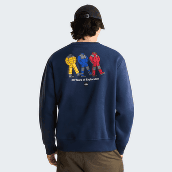 Mikina The North Face U TNF Celebration Relaxed Crew-Graphic Men SUMMIT NAVY