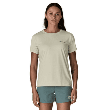 Tričko krátky rukáv Patagonia Cap Cool Daily Shirt - Boardshort Logo Women Cinnamon Brown - Dark Cinnamon Brown X-Dye