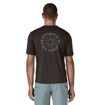 Tričko krátky rukáv Patagonia Cap Cool Daily Shirt - Spoke Stencil Men Gumtree Green - Light Gumtree Green X-Dye