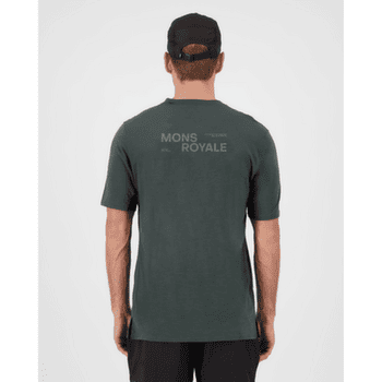 Tričko krátky rukáv Mons Royale Aero Ultralight Merino T-Shirt Men Dark Cypress
