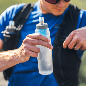 Fľaša Hydrapak ULTRAFLASK + 500ml FILTER KIT Clear