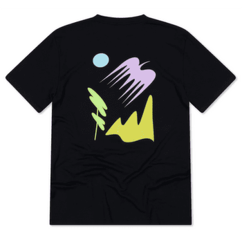 Tričko krátky rukáv Mons Royale Icon Merino Classic T-Shirt Men Black