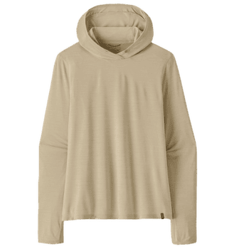 Tričko dlhý rukáv Patagonia Cap Cool Ultra Hoody Women Pumice - Dyno White X-Dye