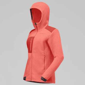 Bunda Norrona trollveggen warm3 Zip Hood Women Deep Sea Coral/Baked Apple