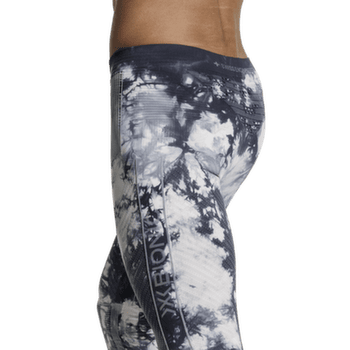 Legíny X-Bionic ENERGY ACCUMULATOR WILD PANTS TieDye X Black/X White