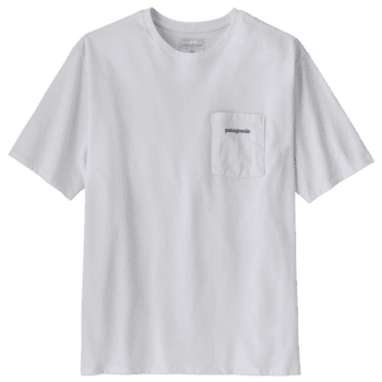 Tričko krátky rukáv Patagonia Boardshort Logo Pocket Responsibili Tee Men Fiber White