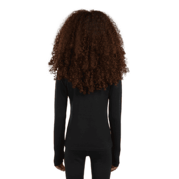 Tričko dlhý rukáv Icebreaker Merino 260 Oasis LS Half Zip Kids Black