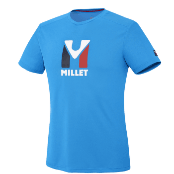Tričko krátky rukáv Millet Trilogy Grid Logo TS SS LIGHT SKY