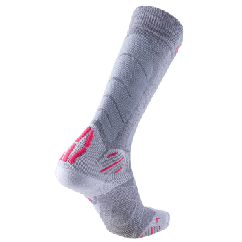 Podkolienky UYN Ski Touring Women Silver/Fuchsia