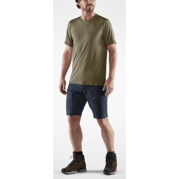 Tričko krátky rukáv Fjällräven Abisko Wool SS Men Light Olive