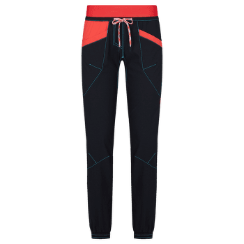 Nohavice La Sportiva Mantra Pant Women Black/Hibiscus