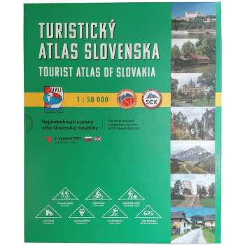 Mapa TURISTICKÝ ATLAS SLOVENSKA