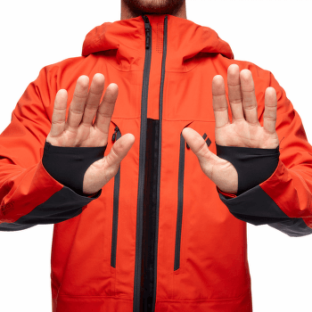 Bunda Black Diamond Dawn Patrol Hybrid Shell Men Kingfisher-White-Black