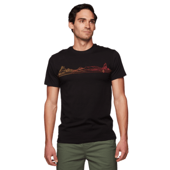 Tričko krátky rukáv Black Diamond Desert Lines Tee Men Nickel Heather