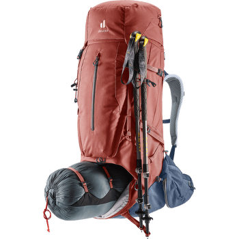 Batoh deuter Aircontact X 60+15 SL redwood-ink