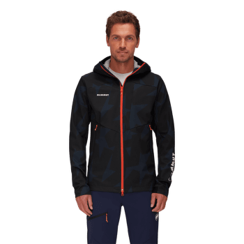 Bunda Mammut 160 Years SO Hooded Jacket Men marine-black AOP
