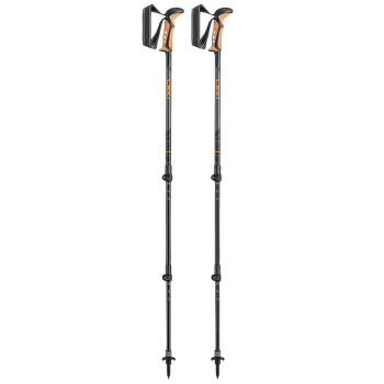 Palice Leki Khumbu AS dark anthracite-orange-black