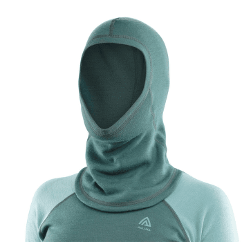 Mikina Aclima WarmWool Hood Sweater Women North Atlantic / Reef Waters / Purple Rose