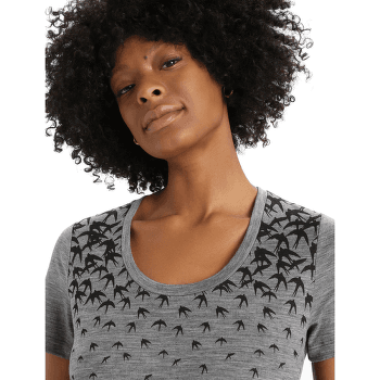 Tričko krátky rukáv Icebreaker Tech Lite II SS Scoop Tee Migration Women Gritstone HTHR