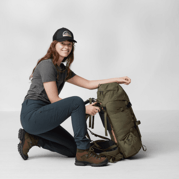 Nohavice Fjällräven Abisko Trail Stretch Trousers Women Port