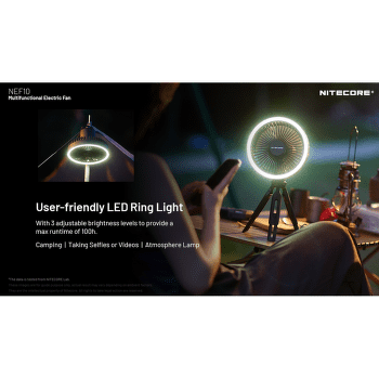 Větrák Nitecore NEF10 White