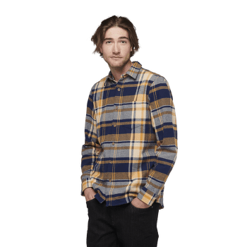 Košeľa dlhý rukáv Black Diamond Project Flannel Men Black-Flax Plaid