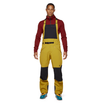 Nohavice Black Diamond Recon Bibs Men Amber-Black