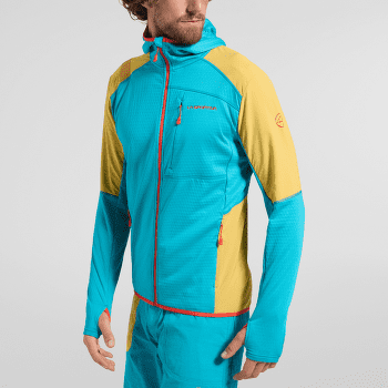 Mikina La Sportiva EXISTENCE HOODY Men Deep Sea/Hurricane