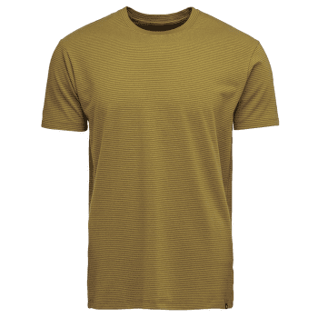 Tričko krátky rukáv Black Diamond BD Stripes SS Tee Men Dark Curry-Amber
