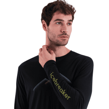 Tričko dlhý rukáv Icebreaker Merino 150 Tech Lite III LS Tee Peak Glow Men Black