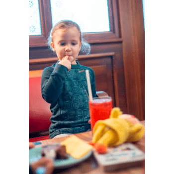 Tričko dlhý rukáv Devold Duo Active Merino Shirt Kid 740A Beetroot