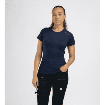 Tričko krátky rukáv Aclima LightWool 140 Trail Tee Women Navy Blazer