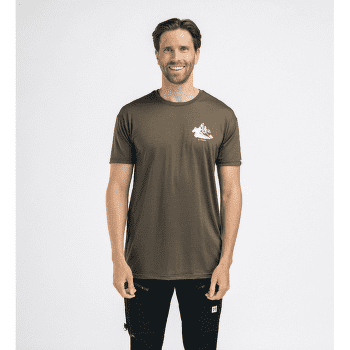 Tričko krátky rukáv Aclima LightWool Tee Mountain Men Tarmac