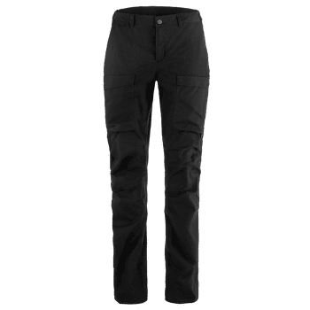 Nohavice Fjällräven Abisko Hybrid Trail Trousers Women Black