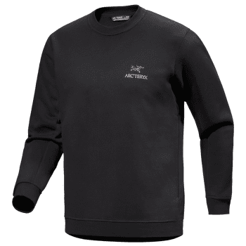 Mikina Arcteryx Emblem Fleece Crew Men Black