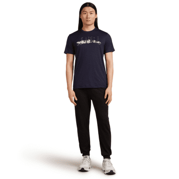 Tričko krátky rukáv Icebreaker Merino 150 Tech Lite SS Tee The Peaks Men ATLANTIS