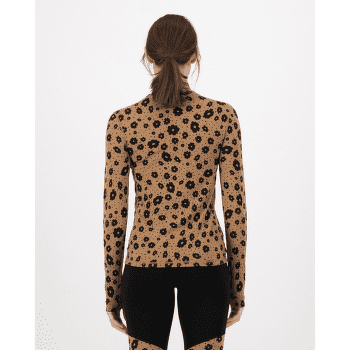 Tričko dlhý rukáv Mons Royale Cascade Merino Base Layer Mock Neck Long Sleeve Women Purple Bolt