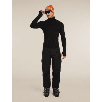 Mikina Icebreaker 300 MerinoFine™ Polar LS Roll Neck Men Black